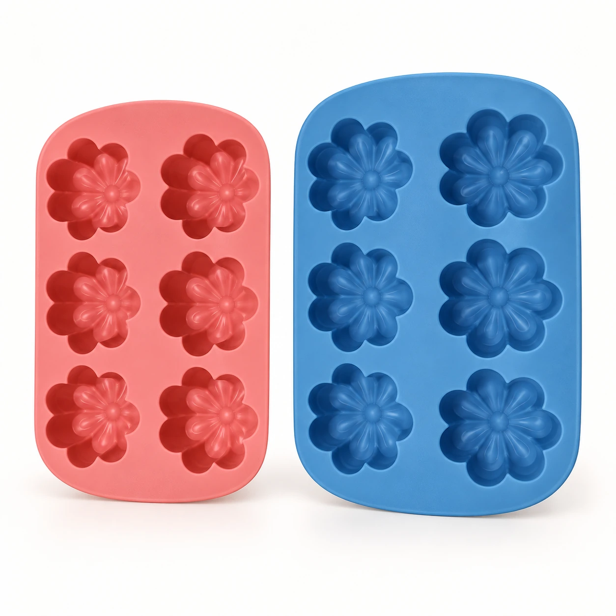 Six-Cavity Silicone Flower Mold