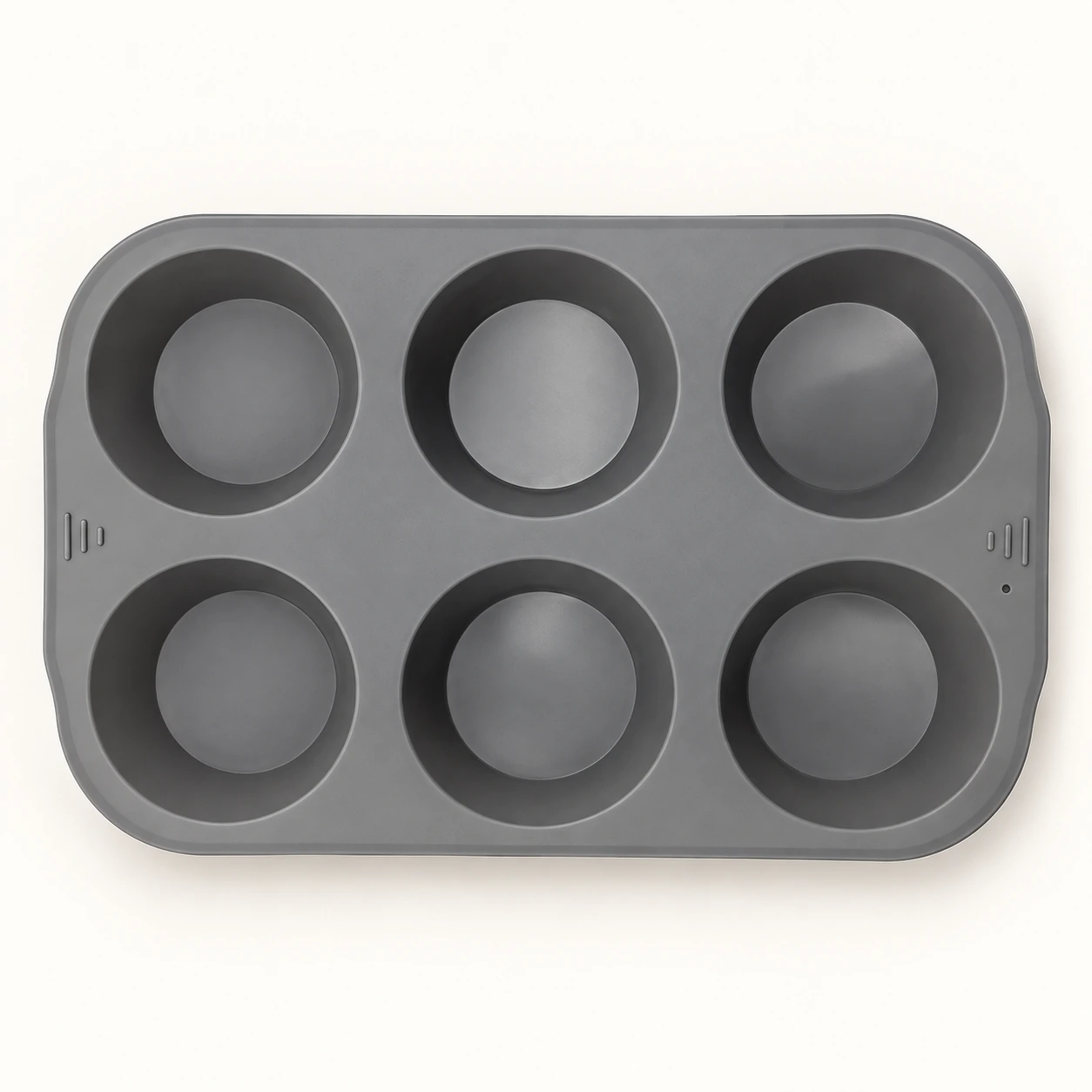 Six-Cavity Silicone Muffin Mold