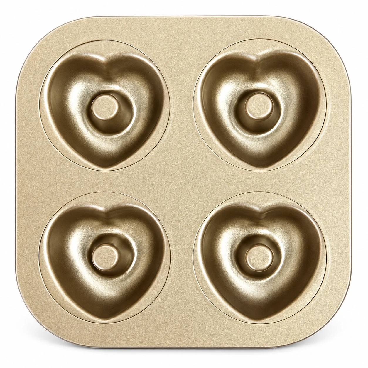 Four-Well Heart Ring Cake Pan