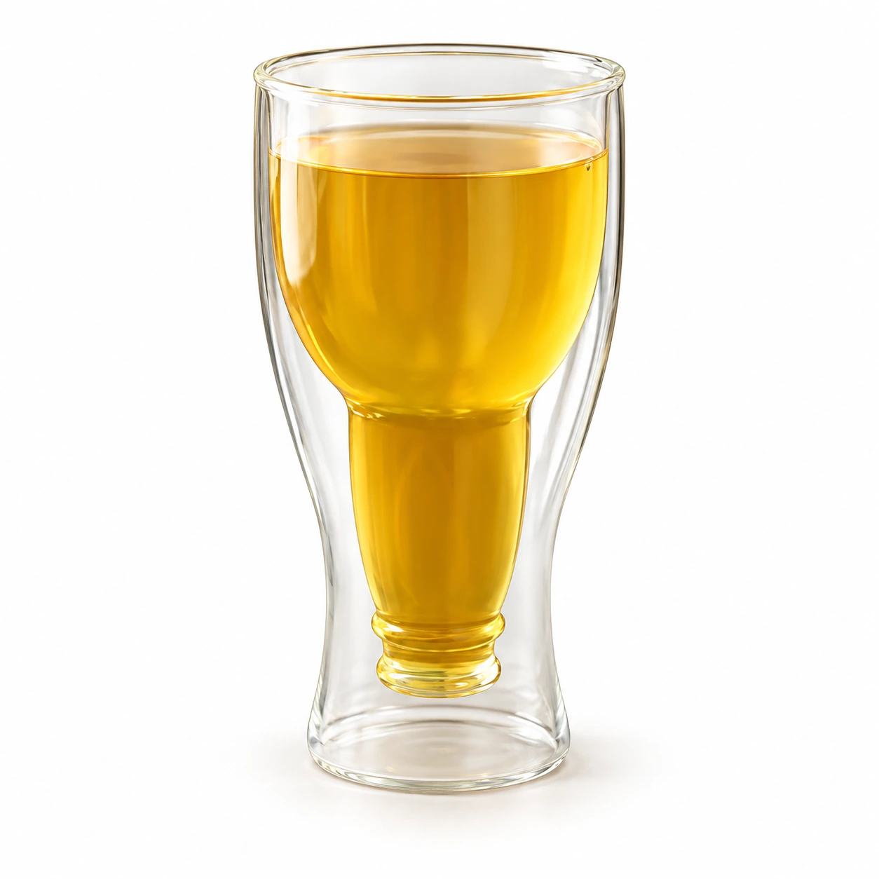 550ml Clear Double-Wall Beer Cup
