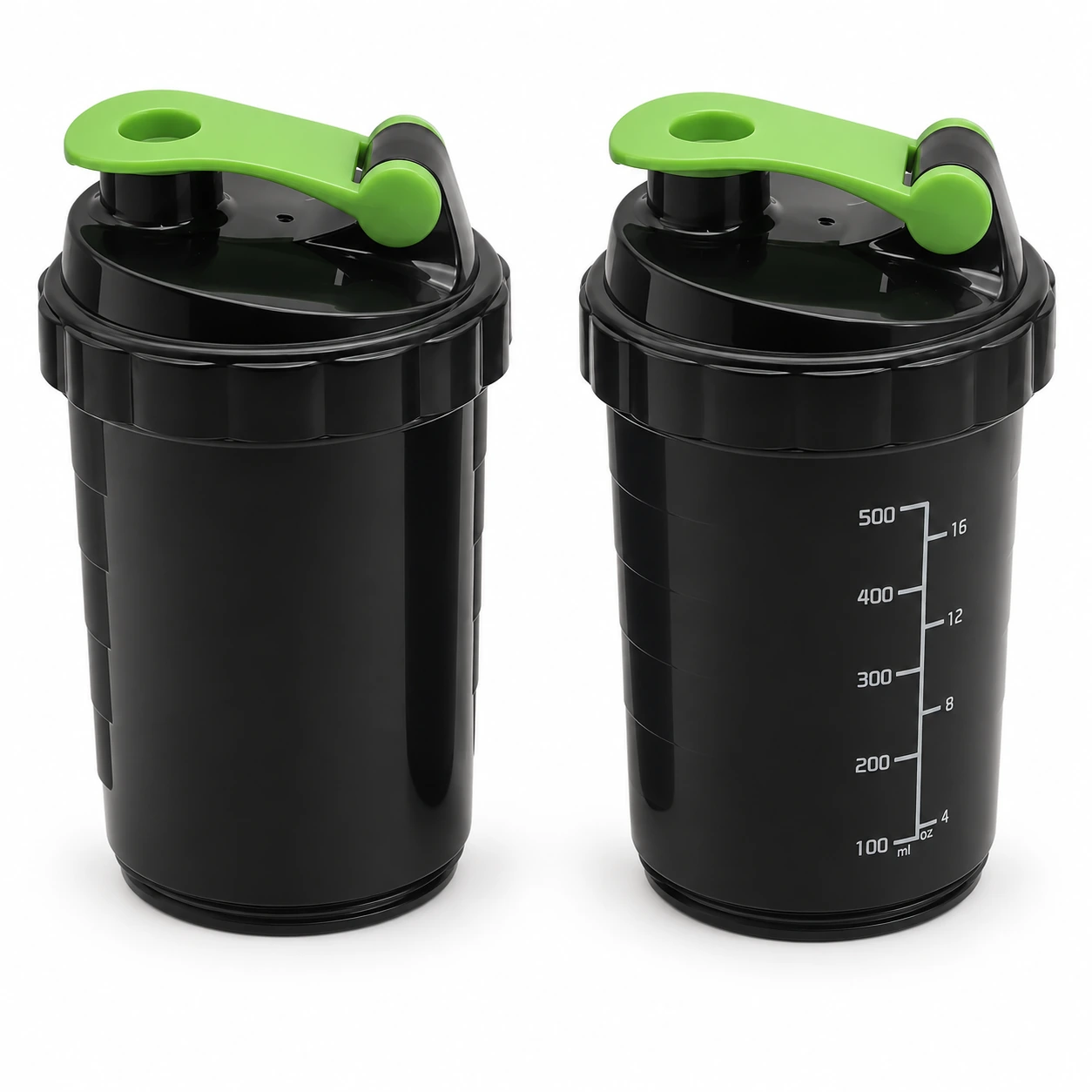 500ml Shaker Bottle with Stacking Containers
