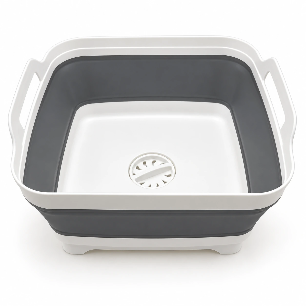 Collapsible Washing Basin with Drain