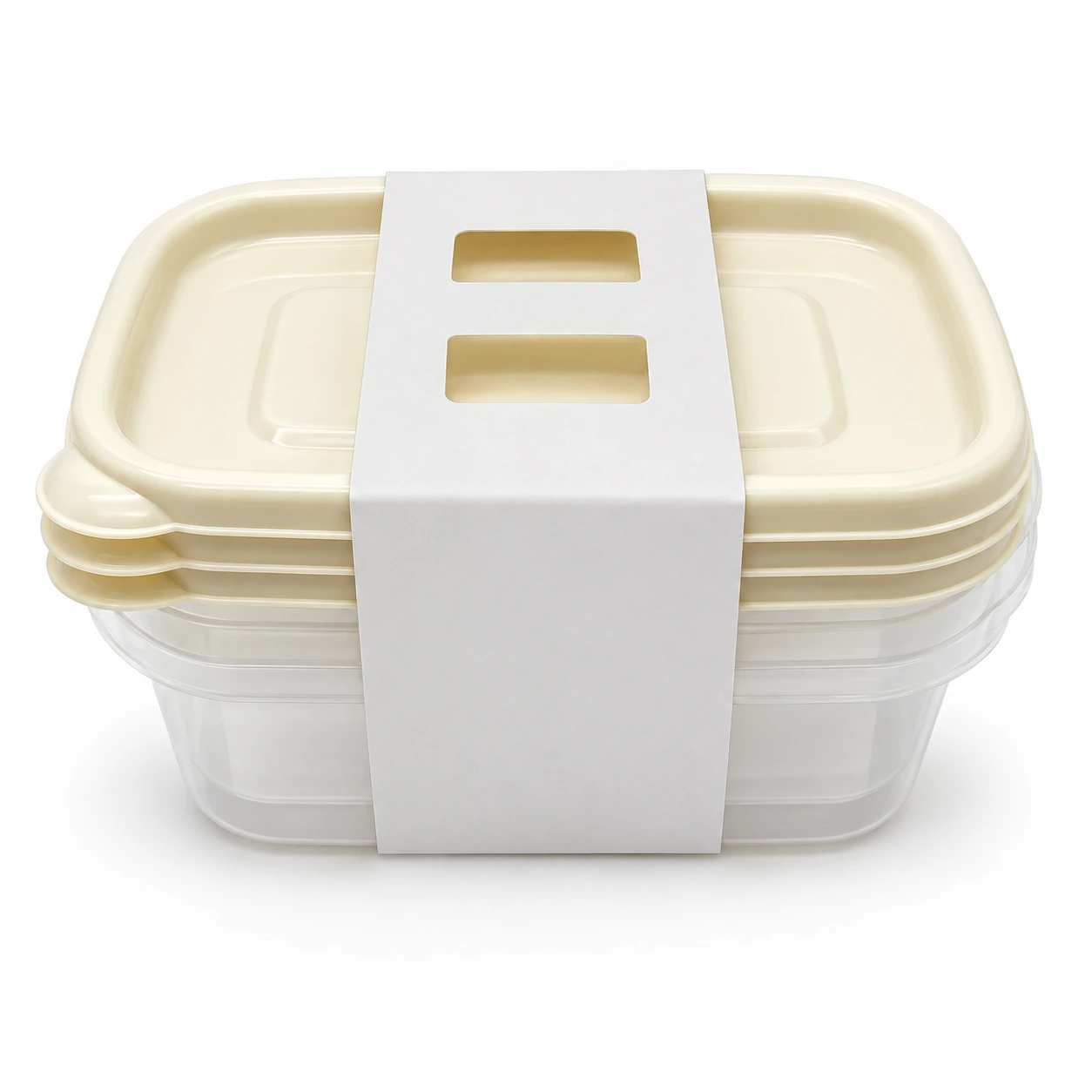 Rectangular Food Storage Boxes - Set of 3