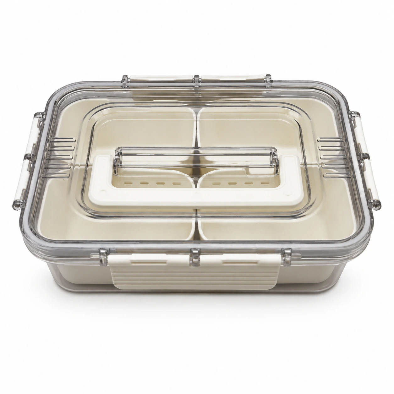 Small Four-Compartment Food Keeper