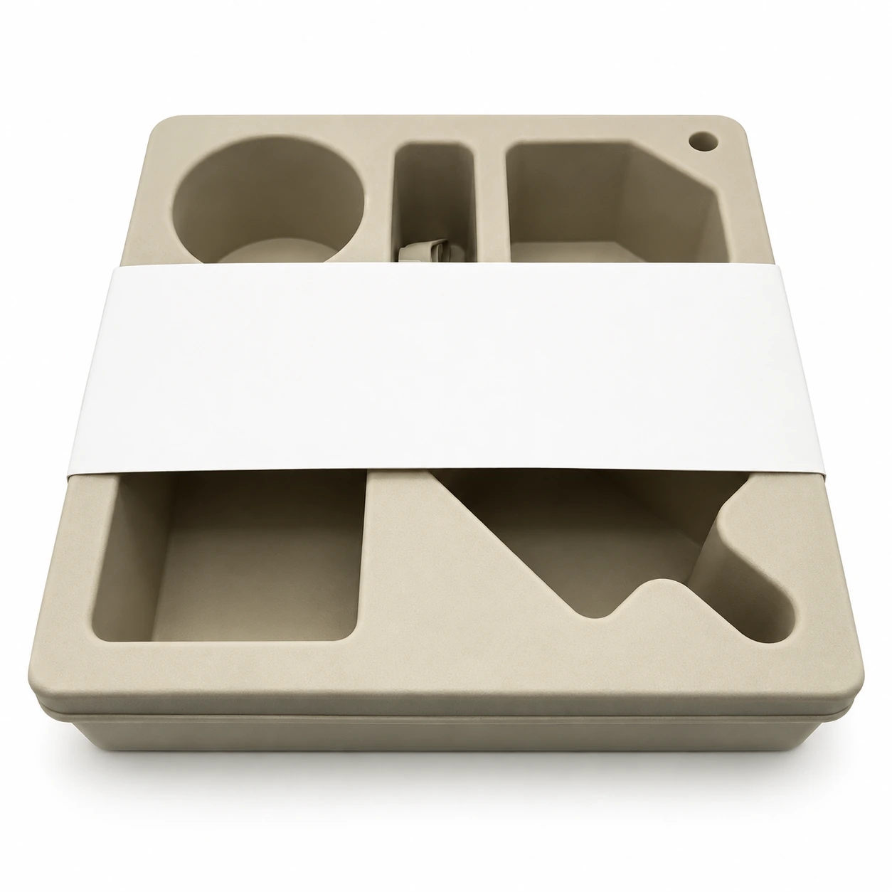 Compartment Tray with Phone Stand