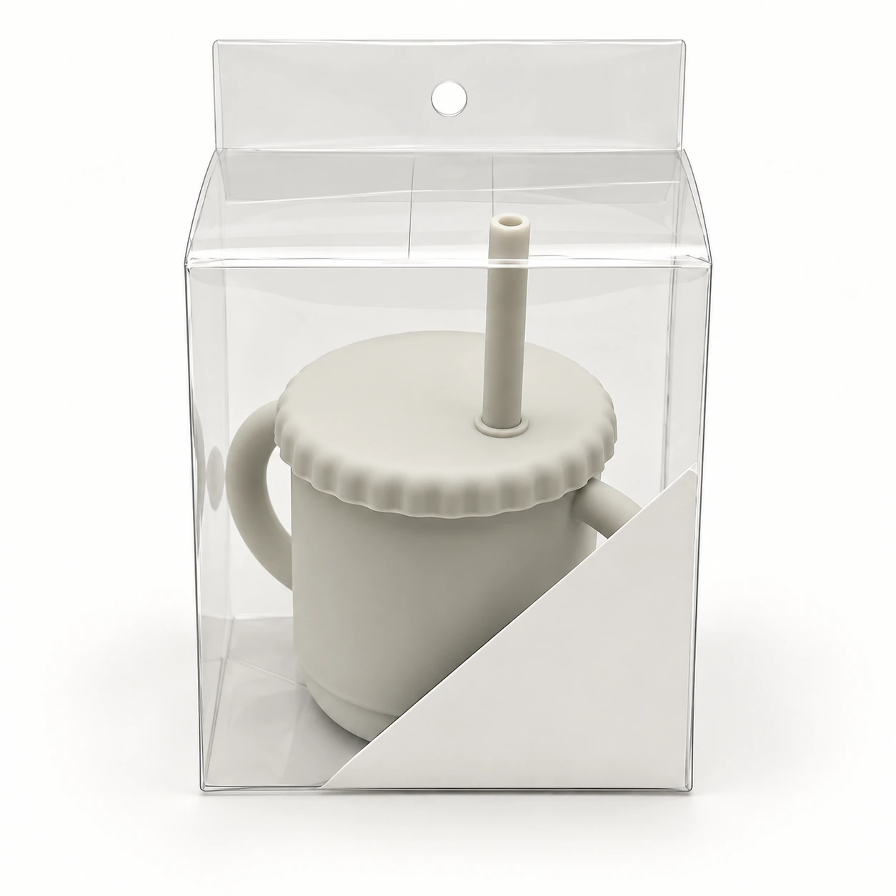 Silicone Straw Cup with Lid