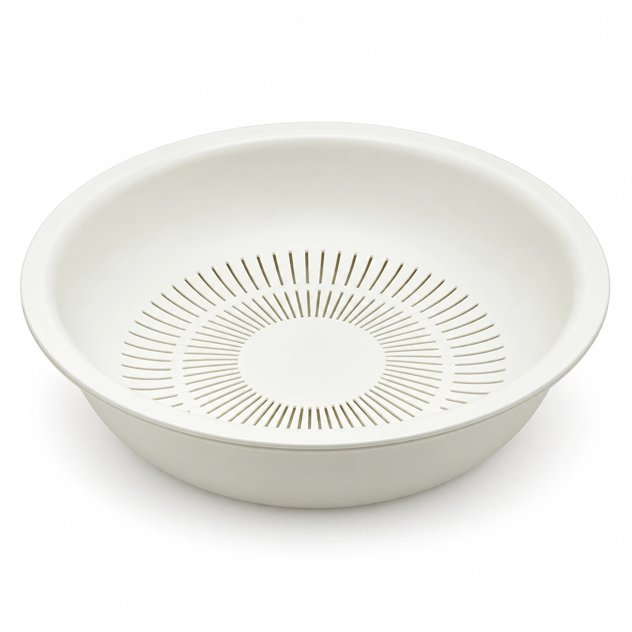 Shallow Round Sink Draining Bowl