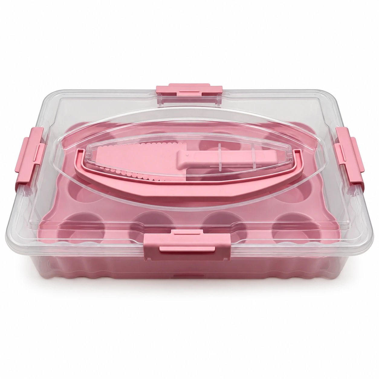 12-Well Cupcake Carrier with Server