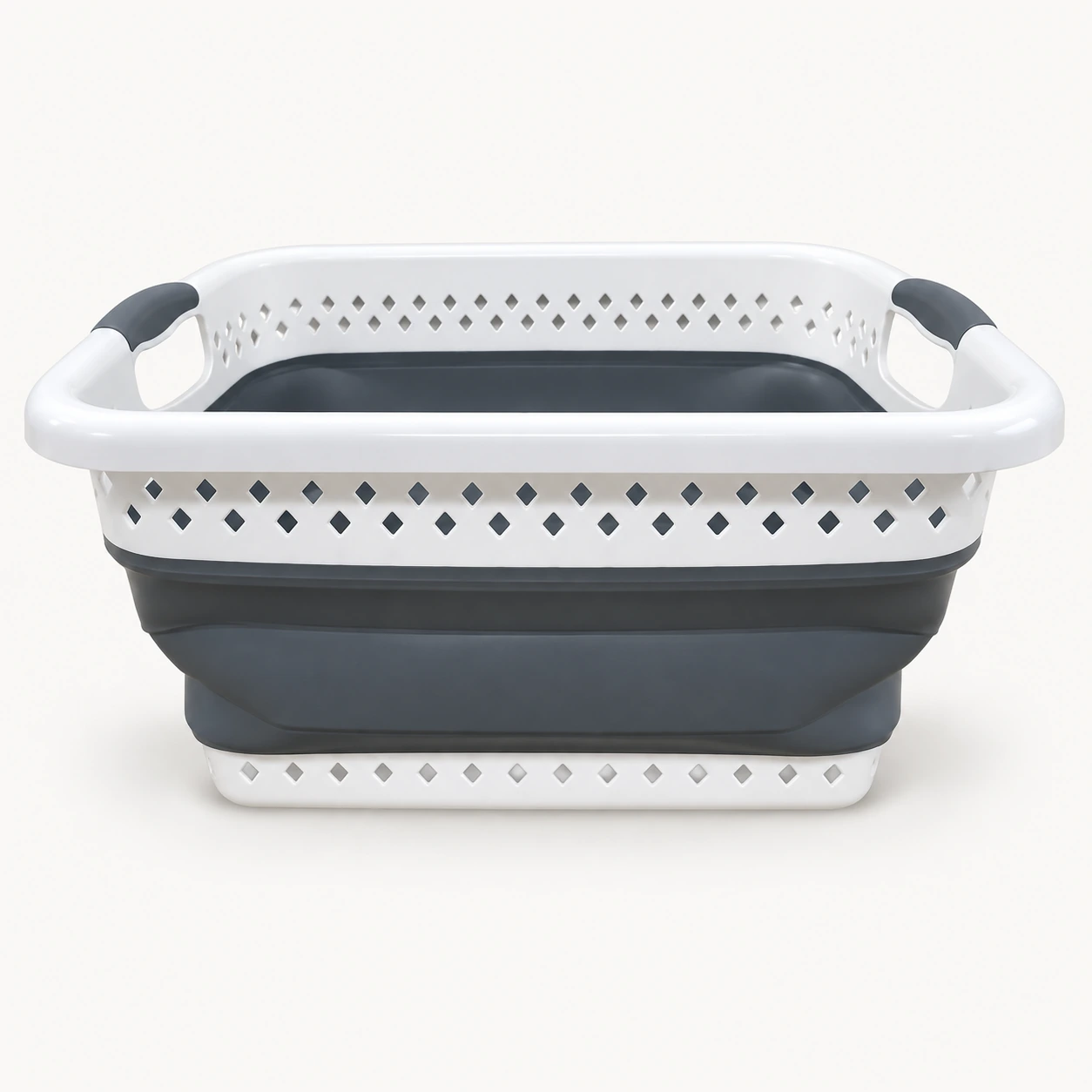 Diamond-Vent Collapsible Laundry Basket
