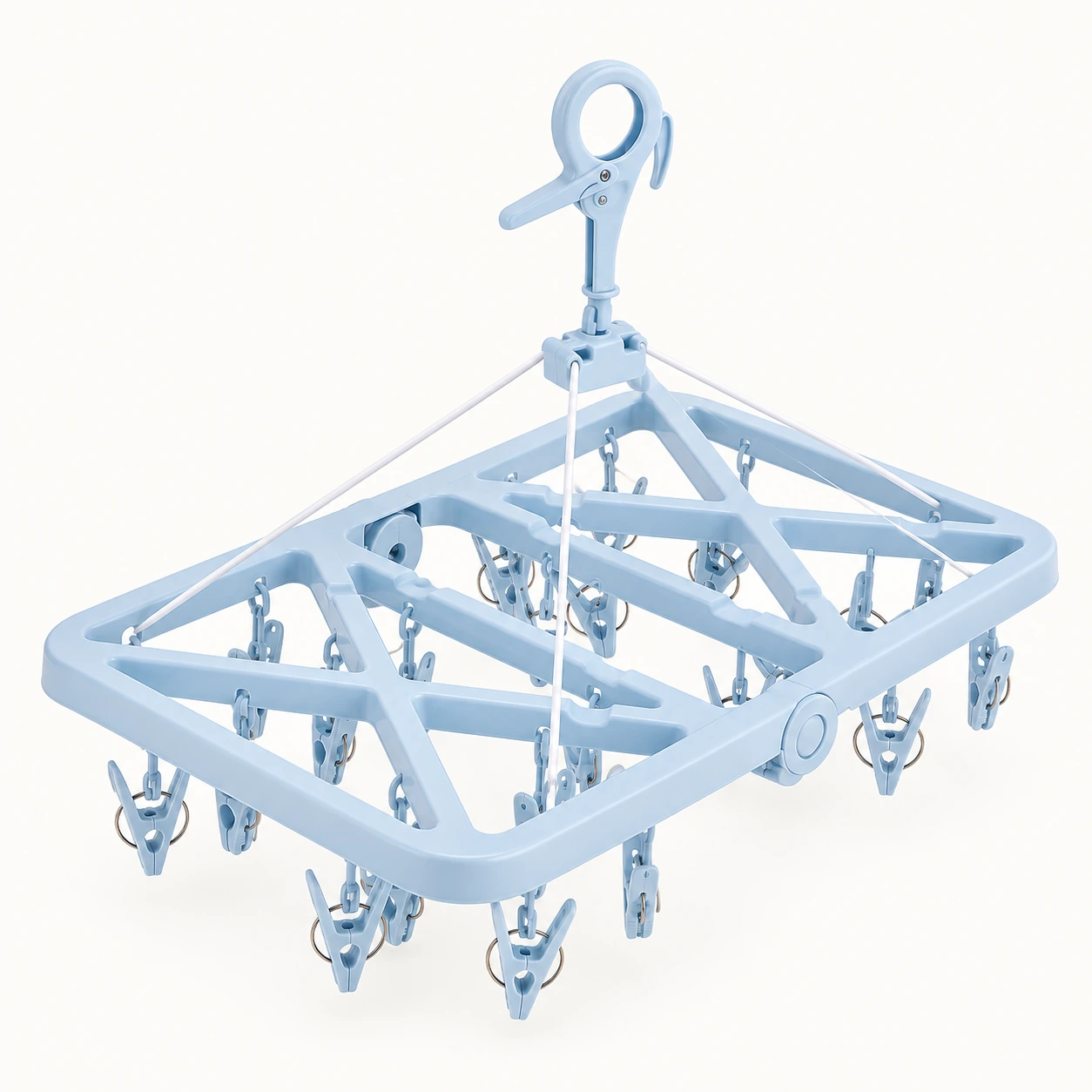 Rectangular Hanging Clothes Drying Rack