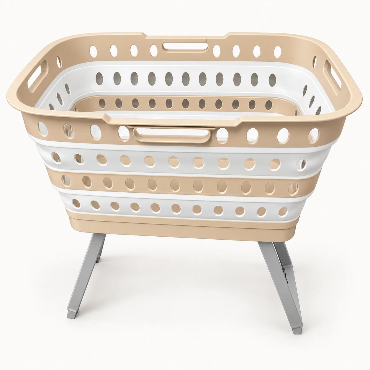 43L Laundry Basket with Folding Stand