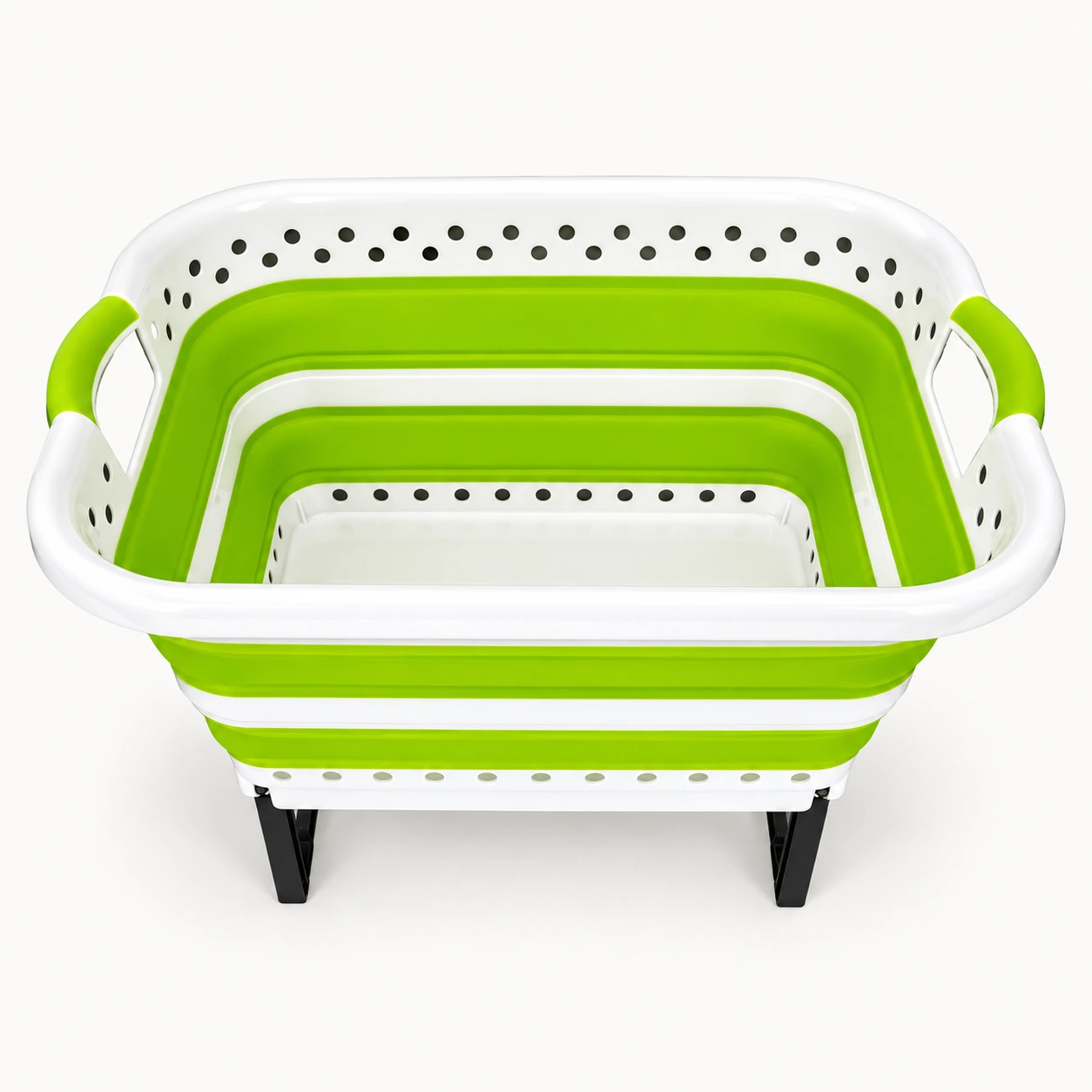 26L Collapsible Laundry Basket with Stand
