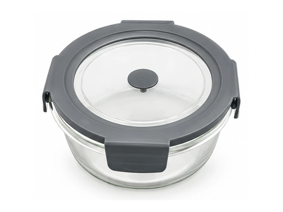 Round Glass Container