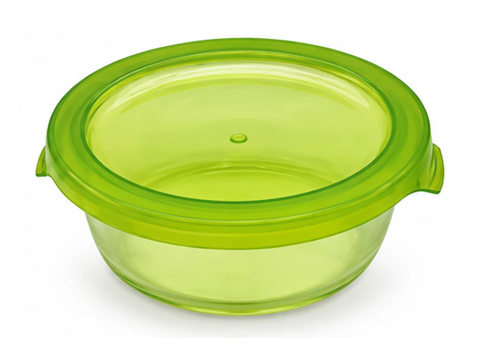 Round Glass Container