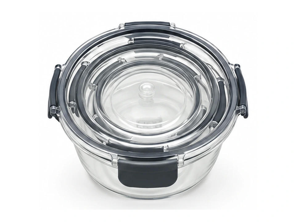 Clear Round Containers
