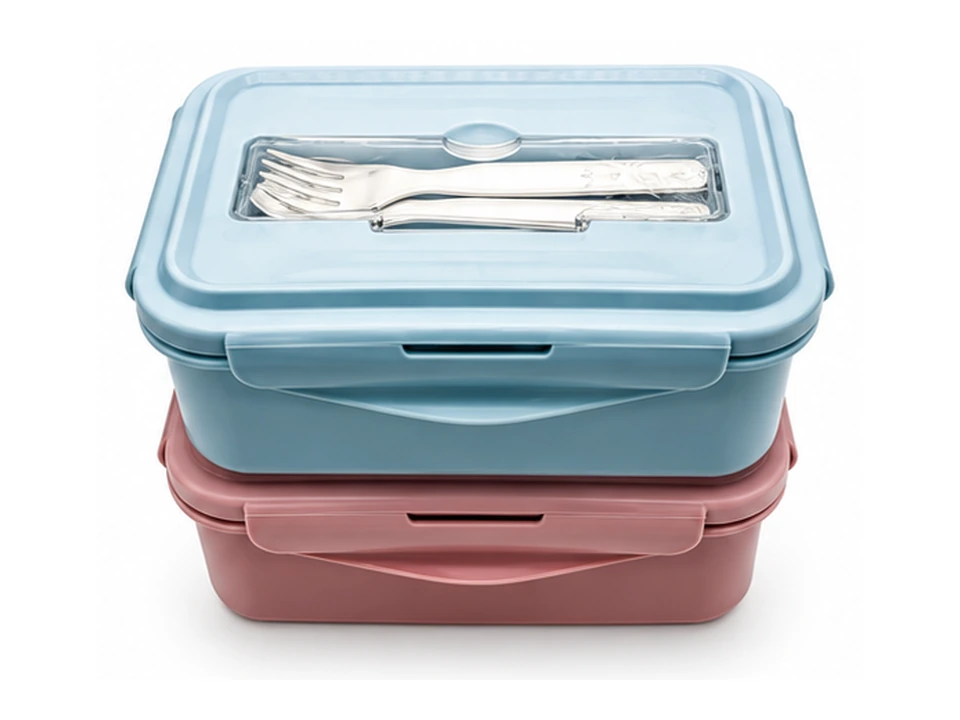 Lunch Box With Cutlery