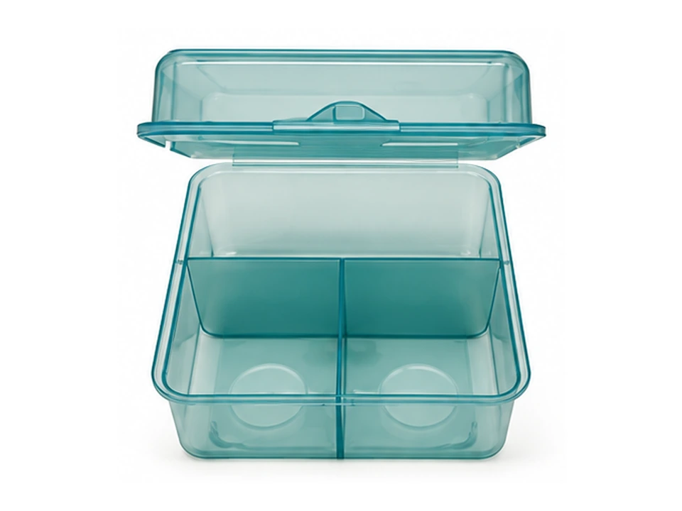 Square Divided Lunch Box