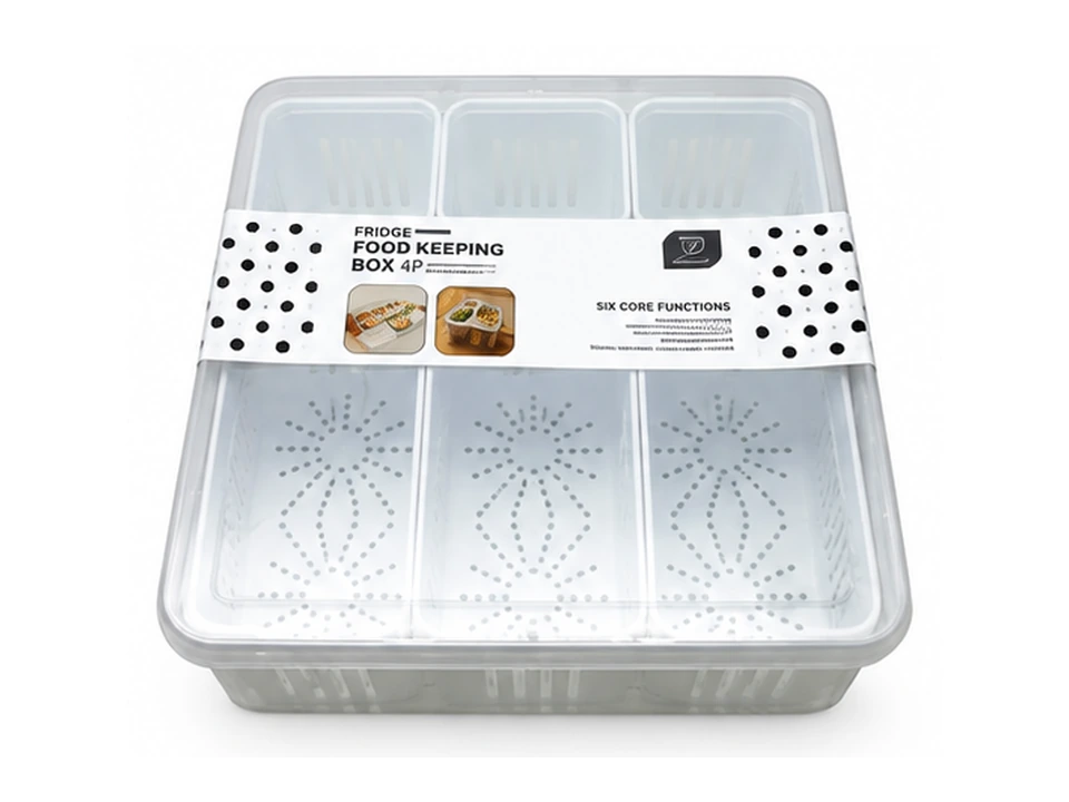 Square Divided Container