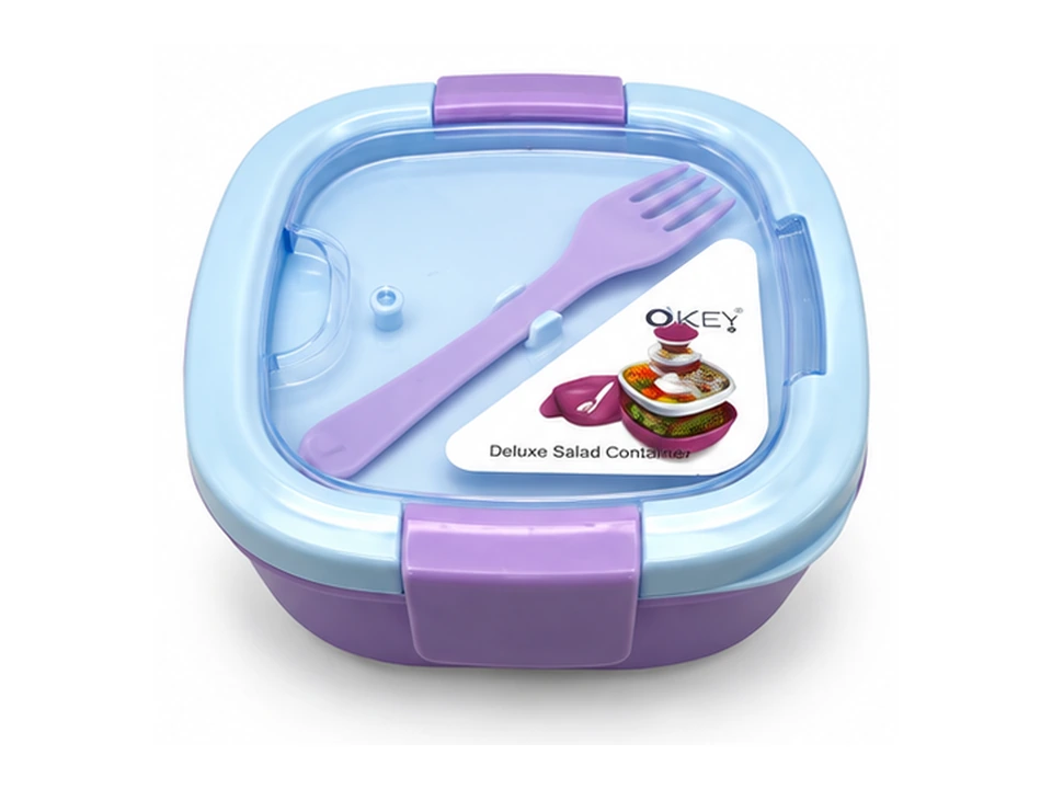 Deluxe Salad Container with Fork
